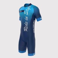 FDX Cycling Wear Triathlon Suit Summer Mens Short-sleeved Running and Swimming Jumpsuit Quick-drying Cycling Suit