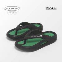 original Summer new EVA flip-flops mens thick-soled non-slip and shit-feeling outerwear all-match trendy soft-soled lightweight sandals and slippers