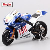 Maisto 1:10 Fiat Yamaha Racing 2009 Rossi Racing Motorcycle Model Simulation Metal Motorbike Model Collection Childrens Toy Gift