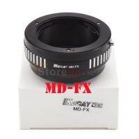 【No-profit】 IT INTERNATIONAL KECAY MD-FX แหวนอะแดปเตอร์เลนส์สำหรับเลนส์เมาท์ Minolta MD MC สำหรับ Fujifilm X-Pro1ตัวแปลงเมาท์ FX Mount-สีดำ + เงิน