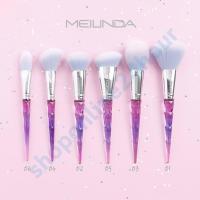 Mei Linda แปรงแต่งหน้า ขนนุ่ม Purple Pastel Brush MD4224