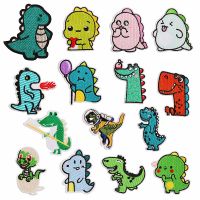 1PCS Cute Cartoon Dinosaur Embroidery Clothing Decoration Cloth Paste Patches For Jackets Patch DIY Handmade Cloth Stickers Haberdashery