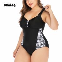 【TAKU Swimsuit】5XL 4XL 3XL XXL Plus ขนาดชุดว่ายน้ำ One Piece ผู้หญิงขนาดใหญ่ One-Piece Backless ไขมัน Monokini Women Retro 2021ผู้หญิง39; S ชุดว่ายน้ำ