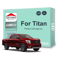 LED ภายในหลอดไฟชุดสำหรับ Nissan Titan A60 H61 2004-2017 2018 2019 2020 2021รถอ่านโดม Trunk โคมไฟในร่ม Canbus