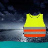 High Visibility Student Child Student Reflective Kids Vest Scooter Cycling School Safety Vest Jacket