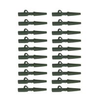 20Sets Lead Clips &amp; Tail rubbers Cone Carp Fishing Tackle Kit Accessories for Carp Fishing Rig Equipment Tackle Accessories