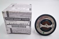 วาล์วน้ำแท้ พร้อมโอริงวาล์วน้ำ THERMOSTAT NISSAN NAVARA D40 NP300, FRONTIER YD25/Mitsubishi Triton 16V , 6G72 Pajero V6 82 องศา ขนาด64mm รหัสแท้21200-AD201A