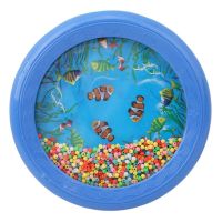 Blue Ocean Wave Bead Drum Fishes Musical Educational Toys For Children Music enlightenment Kids Baby Learning oyuncak