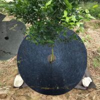 10x Plant Covers Tree  Protection Cloth Mats Gpots Ecological Mulch Ring Round Barrier for Outdoor Gardens Tools WB5TH