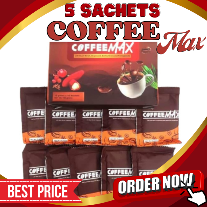 ( 5 SACHETS ) ORIGINAL / COFFEE MAX / Lazada PH