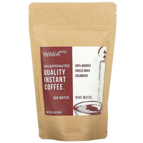 Waka Coffee, 100% Arabica Instant Coffee, Freeze Dried Colombian ...