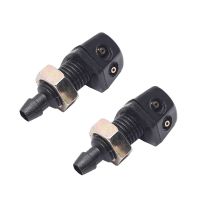 【hot】❁  2 Pcs/Set Car Front Window Windshield Washer Nozzles Jet Windscreen Sprayer Kits Outlet