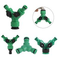 2-Way Garden Tap Water Splitter Hose Y Connector 1/2 3/4 Female Thread Quick Joint Adjustable Switch Water Controller Valve