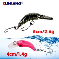 【cw】 1PCS Fishing Crankbait Trout 4cm 1.4g 5cm 2.6g Freshwater Wobbler Crank Artificial Hard Bait Pike Tackle 【hot】