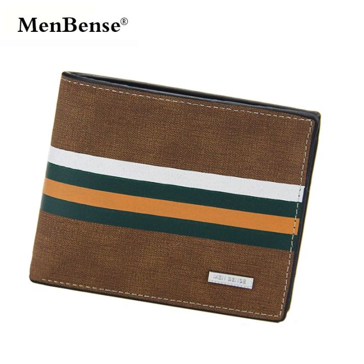 menbense-new-wallet-mens-business-pu-leather-coin-purse-large-capacity-slim-male-short-money-bag-vintage-stripe-handbag