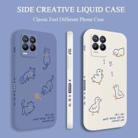 [2023] สายเคสโทรศัพท์สัตว์สำหรับ OPPO Realme 8 8i 7 7i 6 Pro C1 C11 C12 C15 C20 C21Y C25 C25S F9ฝาครอบ Pro