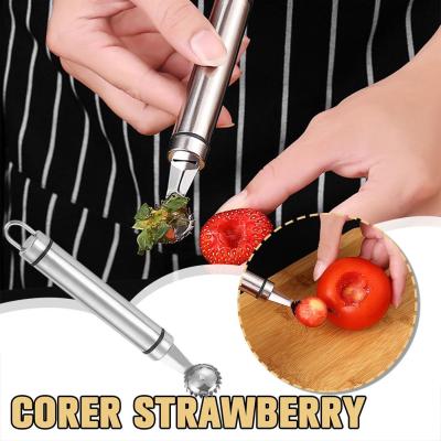 Stainless Steel Tomato Stem Remover Strawberry Core Fruit Tool And Remover Remover Root Vegetable Remover Stem Y4U0