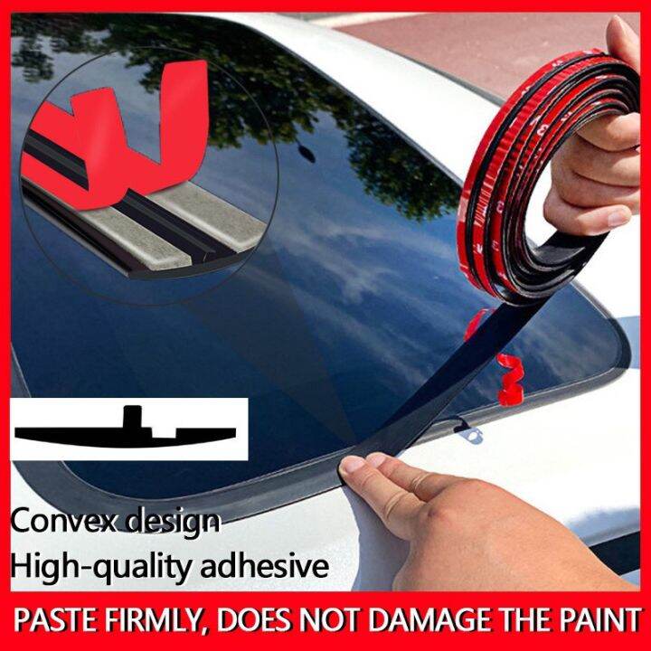 Car Window Seal Strip AutoWindshield Soundproof Rubber Seal Side Window