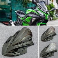 ✓♚กระจกกระจกรถจักรยานยนต์สำหรับ Kawasaki Ninja 300 R 250 300R EX 2013 2014 2015 2016 2017 2018 EX300สกรีนที่เบนทางลม