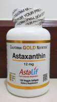 Astaxanthin, แอสตาแซนทิน AstaLiff เพียว ไอซ์แลนดิก ขนาด 12 มก. บรรจุ 120 แคปซูลนิ่มจากผัก EXP 02/2023