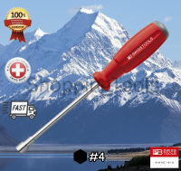 PB Swiss Tools ไขควงหัวบ๊อก รุ่น PB 8200 หัวบ๊อกซ์หกเหลี่ยม เบอร์ 4 ถึง 13 ด้ามยาง ของแท้ 100%