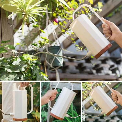【CC】 1.2L Mouth Flowers Watering Can Potted Kettle Curved Sprinkler Gardening Tools