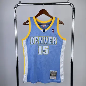 Men's Denver Nuggets Carmelo Anthony Mitchell & Ness Powder Blue