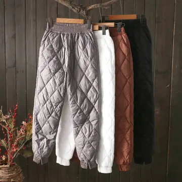 Warm winter hot sale trousers womens