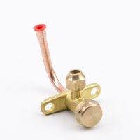 Holiday Discounts 3 Way 4 Way Service Valve For  Air Conditioning Fitting Reverse High And Low Pressure Air Conditioner Release Valve