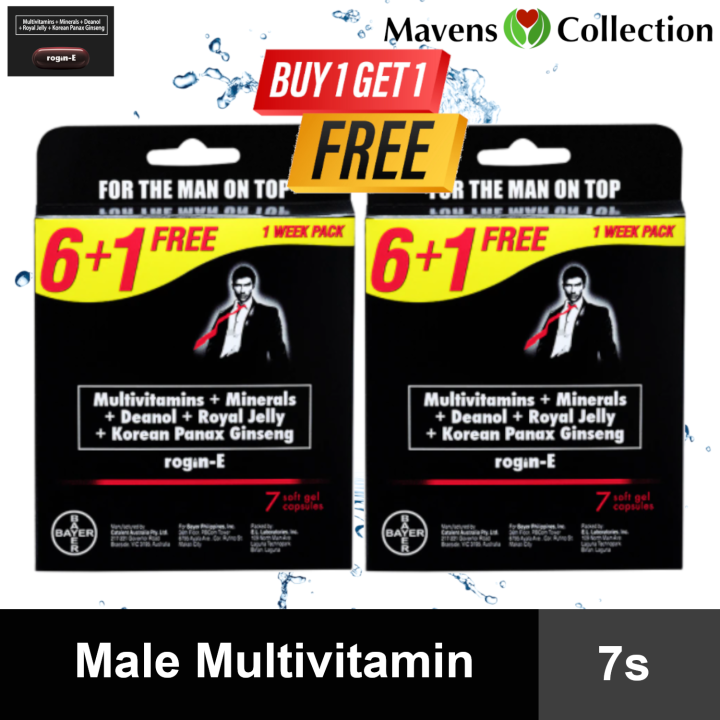 RoginE Multivitamins + Minerals + Deanol + Royal Jelly + Korean Panax