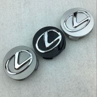 62มม.Lexus ES240 ES300 ES350 LS430 LS460 IS300สติ๊กเกอร์ติดล้อหมวกดัดแปลงสัญลักษณ์ล้อ ABS ฝาครอบ