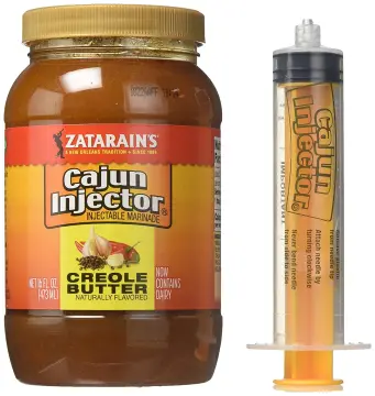 Tony Chachere Injectable Marinades with Injector, Creole Style Butter, 3  Count