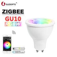 Rgb ไฟสปอร์ตไลท์ Gu10 Rgbw Rgb Cct Gu10สปอตไลท์ Zll 5W Ac100-240v แอปควบคุมทำงานร่วมกับอเมซอนเอคโคบวกนำ