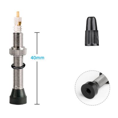 【CW】 Tubeless Tire French Mouth Rod Core Carbon Cap