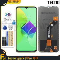 Beyondwolf จอ LCD แบบดั้งเดิมสำหรับ Tecno Spark 9 Pro KH7ชิ้นส่วนจอสัมผัสแอลซีดีของเครื่องแปลงดิจิทัลอะไหล่พร้อมเครื่องมือฟรีสำหรับ Tecno Spark 9Pro หน้าจอ KH7