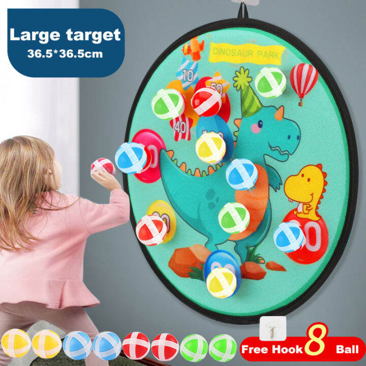 Outdoor Playset For Kids Sticky Ball Dartboard Creative Throw Party