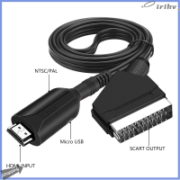 jianzhanqinl สาย HDMI เป็น SCART ยาว1เมตรเชื่อมต่อโดยตรงสะดวกแปลง