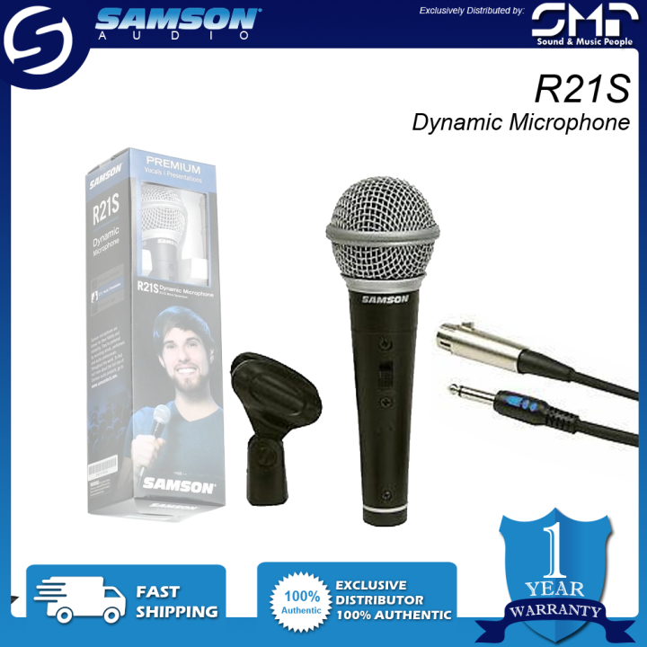 SAMSON R21S PREMIUM Dynamic Microphone | Lazada PH