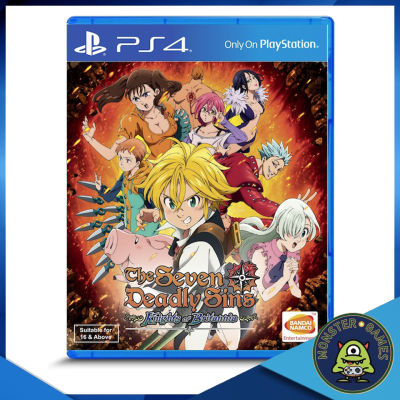The Seven Deadly Sins Knights of Britannia Ps4 แผ่นแท้มือ1!!!!! (Ps4 games)(Ps4 game)(เกมส์ Ps.4)(แผ่นเกมส์Ps4)(The Seven Deadly Sin Ps4)