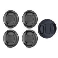 1x 67 mm Lens Cap Protective Cover &amp; 4x 58mm Lens Cap with Lens Cap Leash Hole Bundle for DSLR Nikon Canon (58mm)