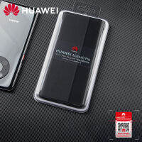 ใหม่เคสสำหรับ HUAWEI Mate 40 Pro เคสหนังแท้สไตล์ธุรกิจสมาร์ทวิวฝาพับเคสสำหรับ Mate 40ตื่นอัตโนมัติพร้อมกล่อง