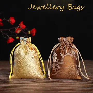 Chinese Embroidery Jewelry Bag Organizer Jewelry Pouch Drawstring Gift Bags  Best Gift