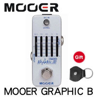 Mooer Graphic B -Band Bass Equalizer Guitar Effect Delay Pedal Graphic EQ with Master Level Control Guitar Accessories Parts