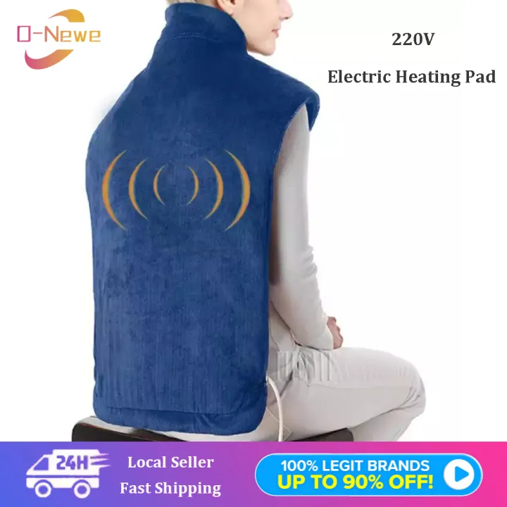 ONew 220V Electric Heating Pad Electric Heating Wrap for Neck and