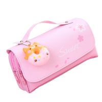 Decompression Pencil Case Portable Cute Pencil Bag Cartoon School Stationery Bag School Supplies Pen Bag Prize