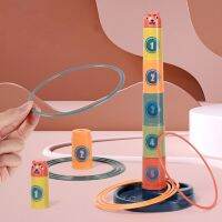 Children Throw Circle Game Kids Sports Toys for Boys Girls 3+ Ages Education Parent-Child Interactive Toys Ferrule Stacked Toys