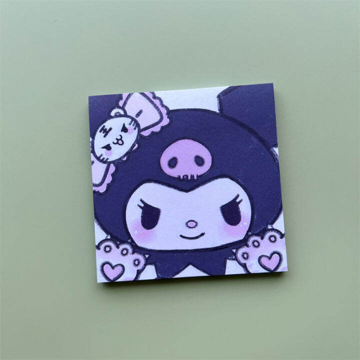 sanrio-kuromi-sticky-note-cartoon-cute-pad-stickable-note