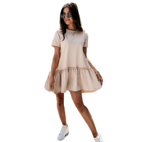 Summer Dress Women 2021 Beach Ruffle Vestidos De Mujer Casual Midi Dress Pink A Line Mini Elegant Dress Y2k Robe Femme Sukienki