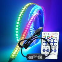 ♛✾☬ 5V WS2812B Pixel LED Strip 0.5M 1M 2M Magic SK6812 RGB Addressable Full Color Light Tape USB Bluetooth APP Remote Controller