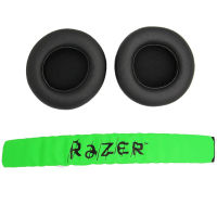 เปลี่ยนแผ่นรองหูฟัง Earmuffs Earpads Headband สำหรับ Razer Kraken Pro 7.1 หรือ Electra Gaming Headphone-mqte1745